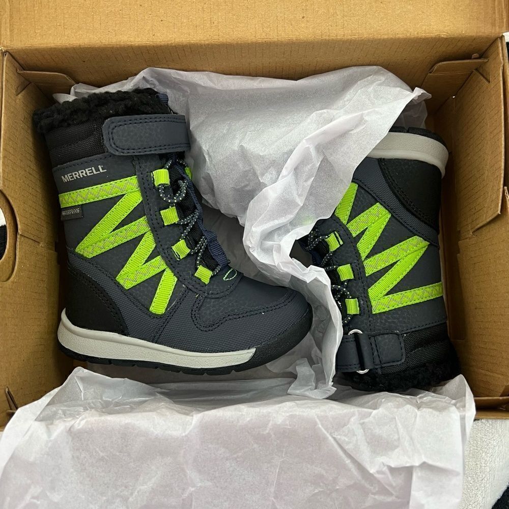 NIB Merrell Snow Boots Toddler Size 5 - Picture 12 of 14